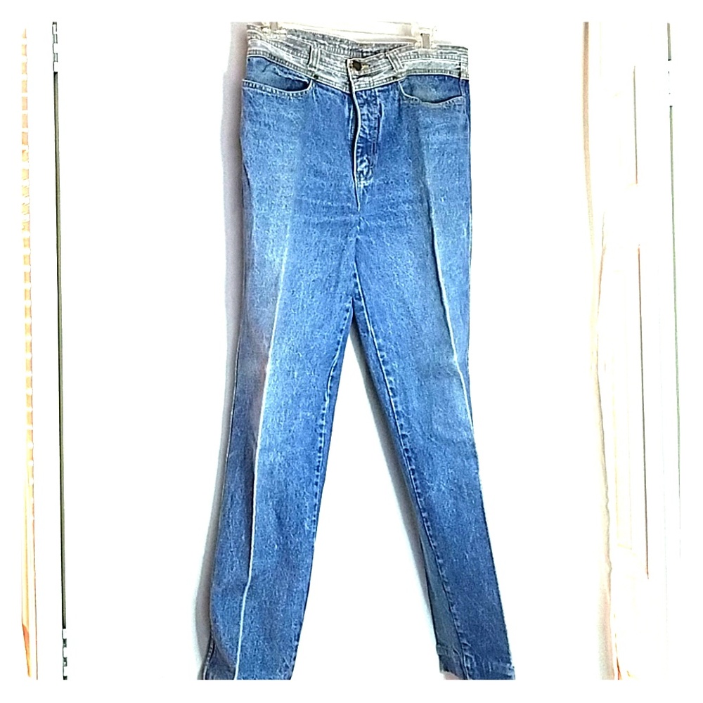Mens vintage Jordache two tone jeans